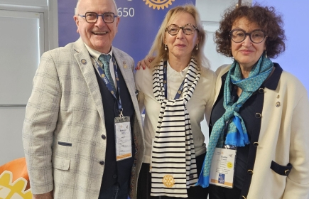 Annick GOUPY-LE GALL Présidente 2025-2026.
Entourée de Pierrick BAZIN et de Claire CHAPON.